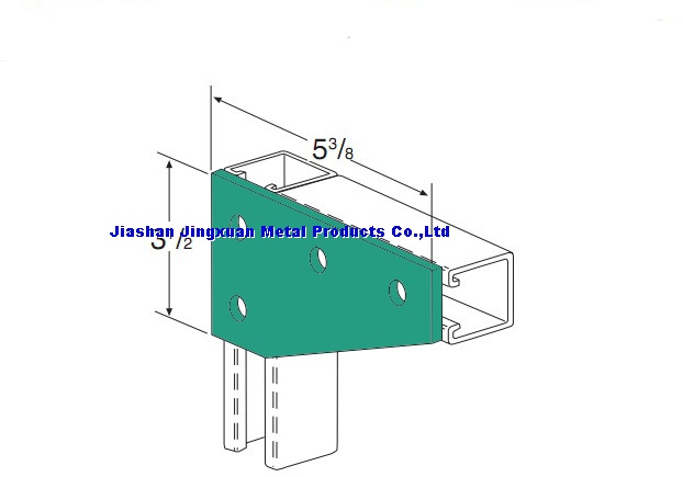 4 hole corner gusset plate